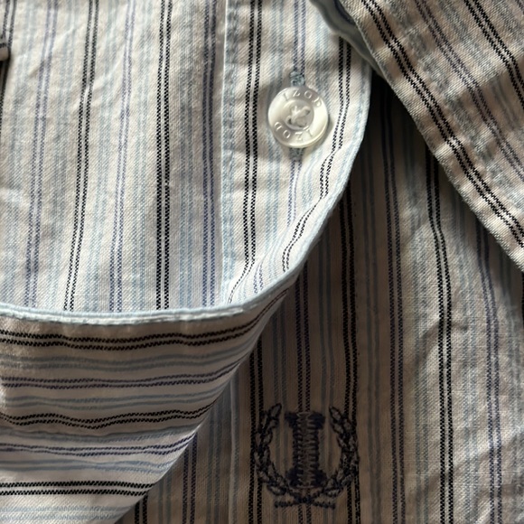 EUC striped Izod dress shirt fitted - Picture 3 of 6